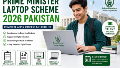 Prime Minister Laptop Scheme 2026 Pakistan eligibility, online apply process and merit list